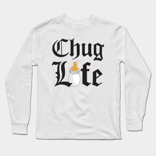 Chug Life White Long Sleeve T-Shirt